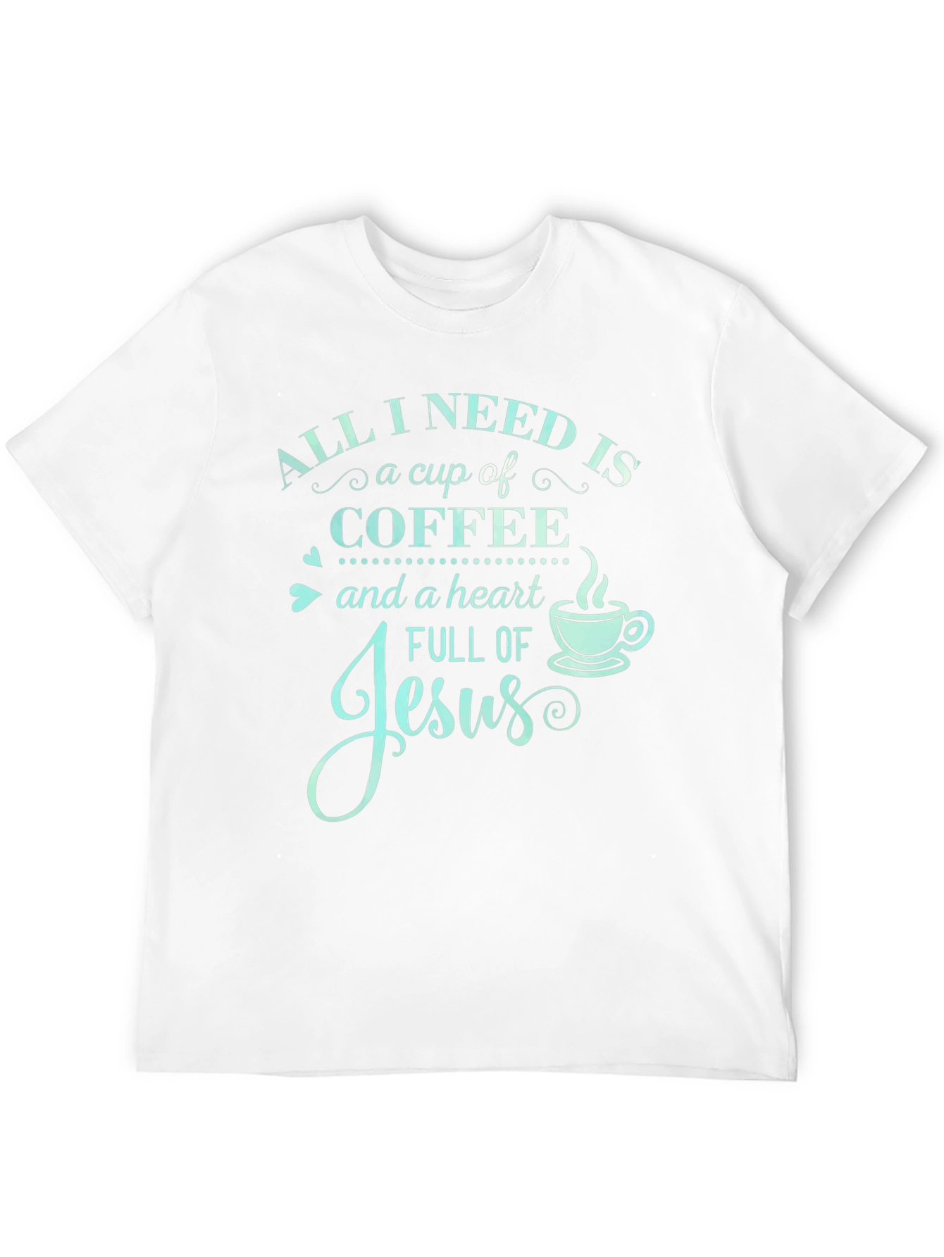 Camiseta Necesito Café y a Jesús