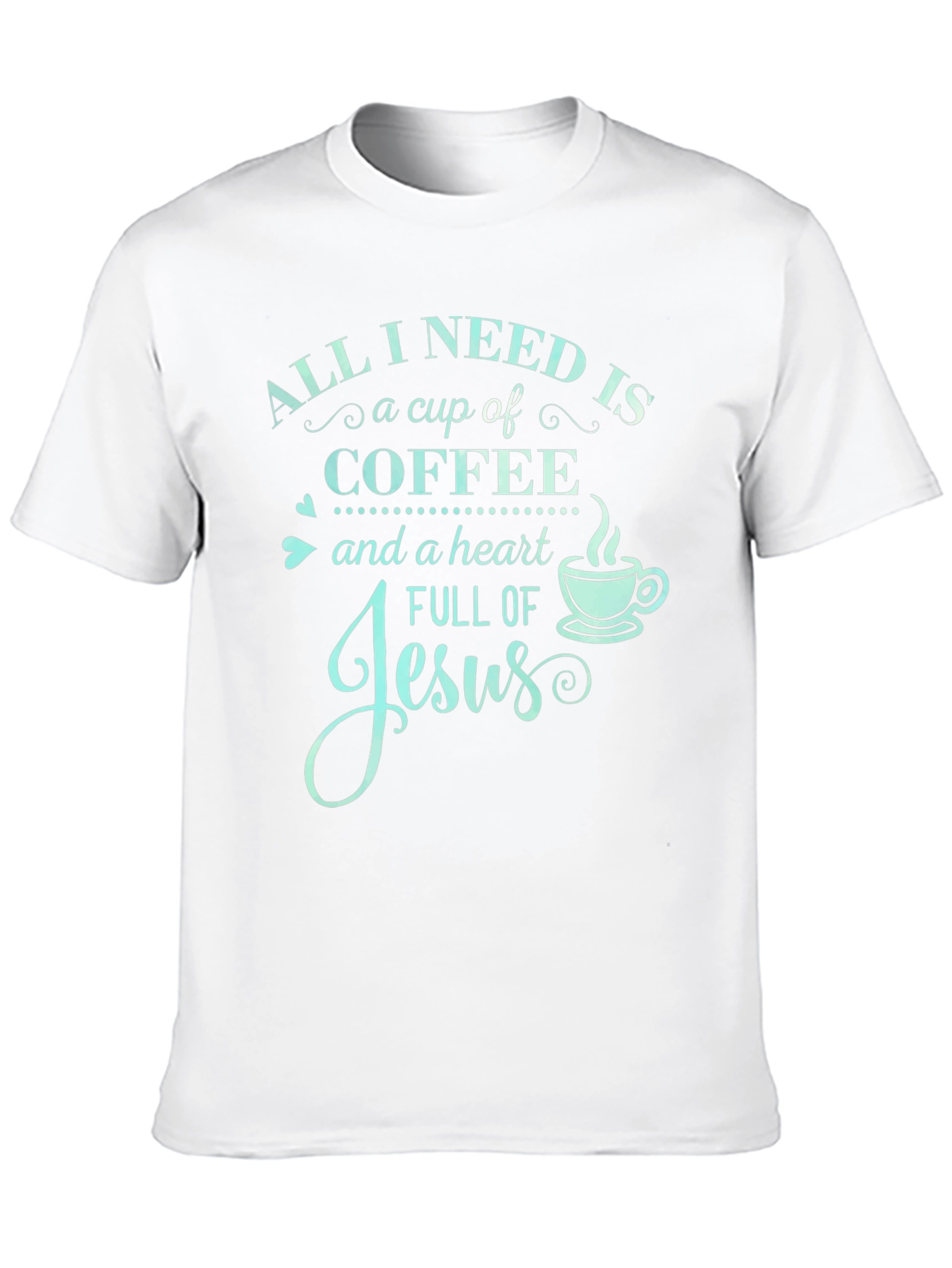 Camiseta Necesito Café y a Jesús