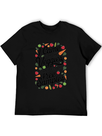 Camiseta Negra Veggie Free Samples