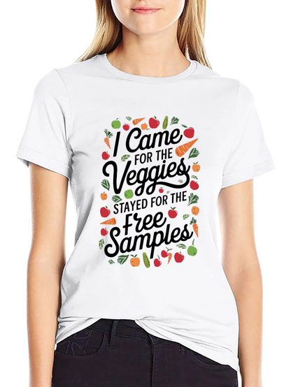 Camiseta Negra Veggie Free Samples