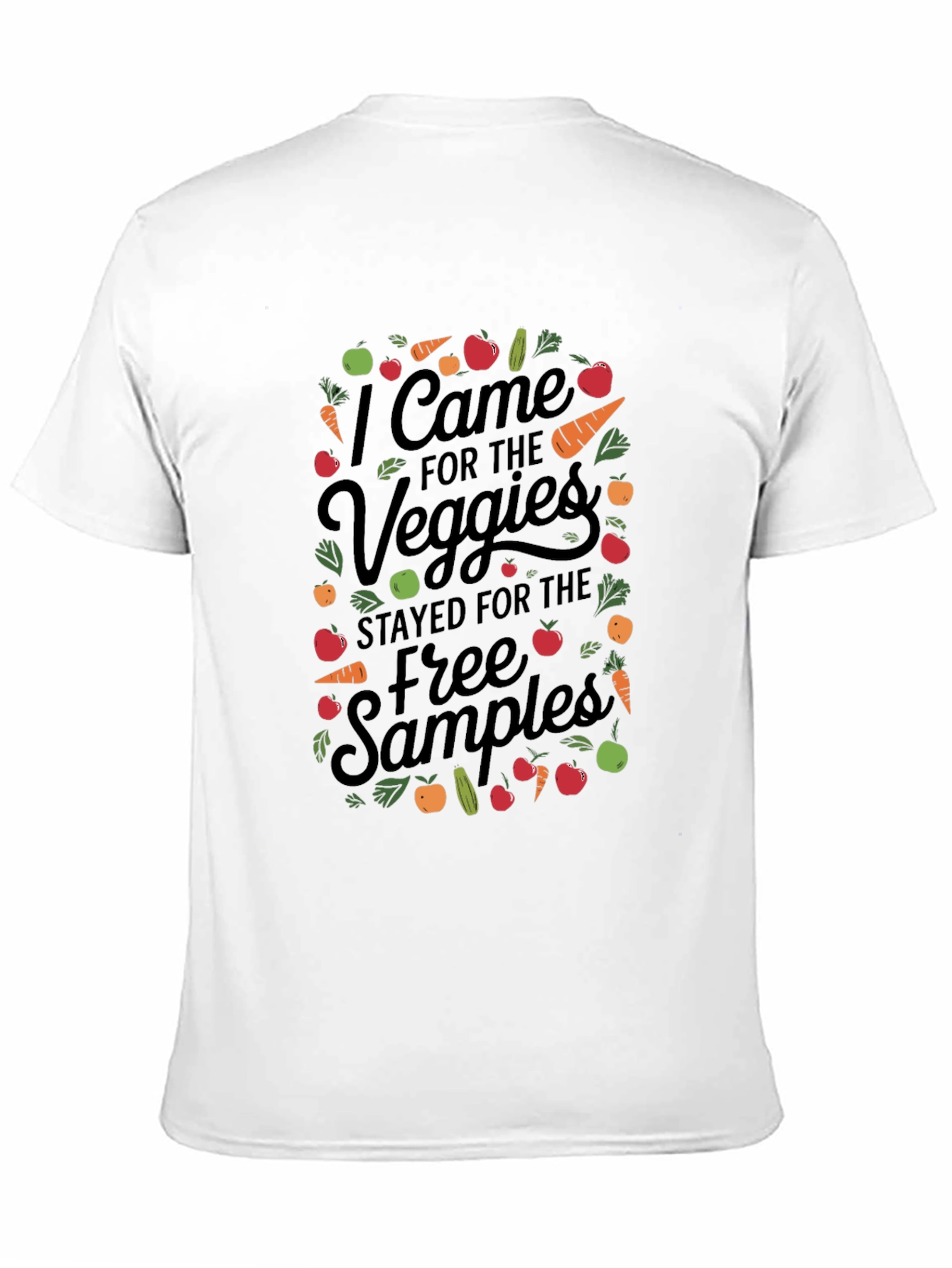 Camiseta Negra Veggie Free Samples