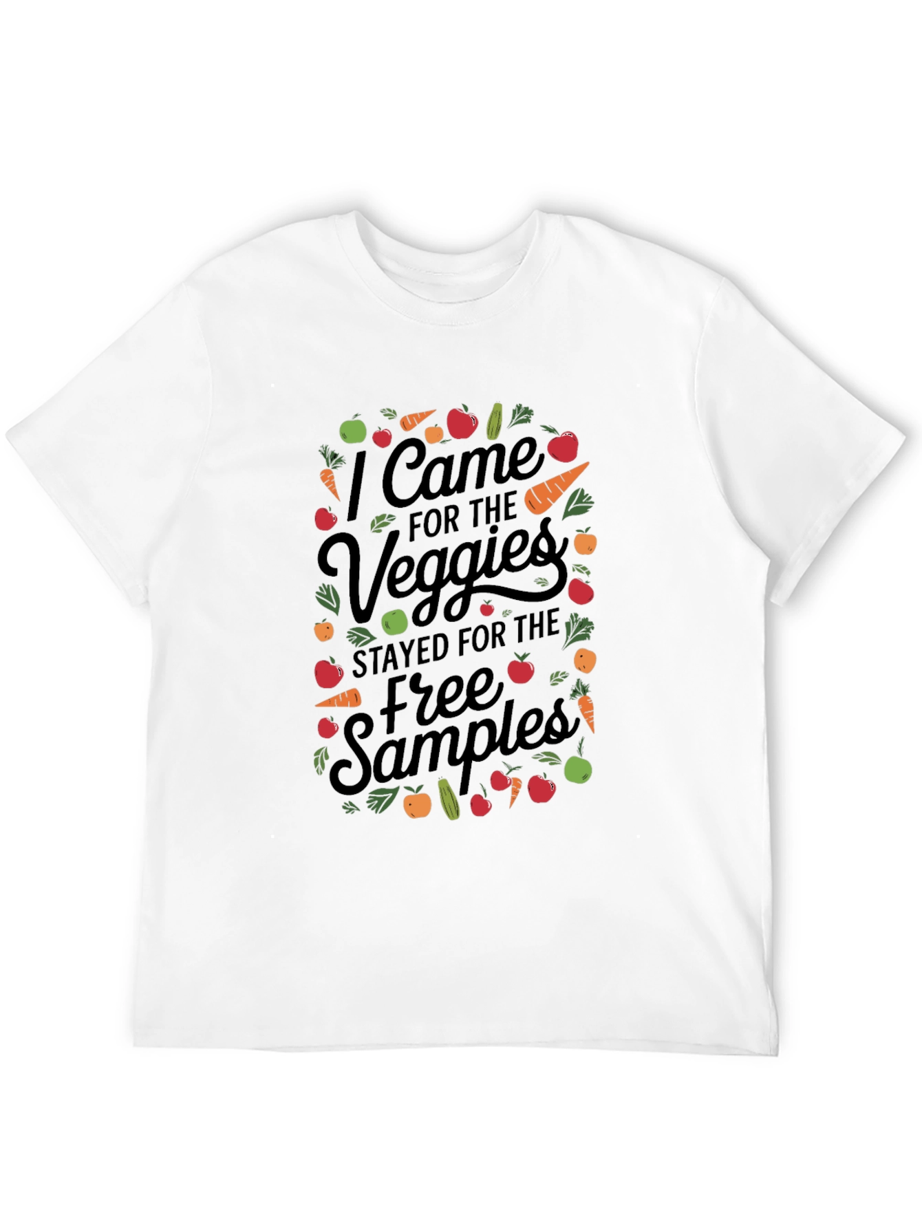 Camiseta Negra Veggie Free Samples