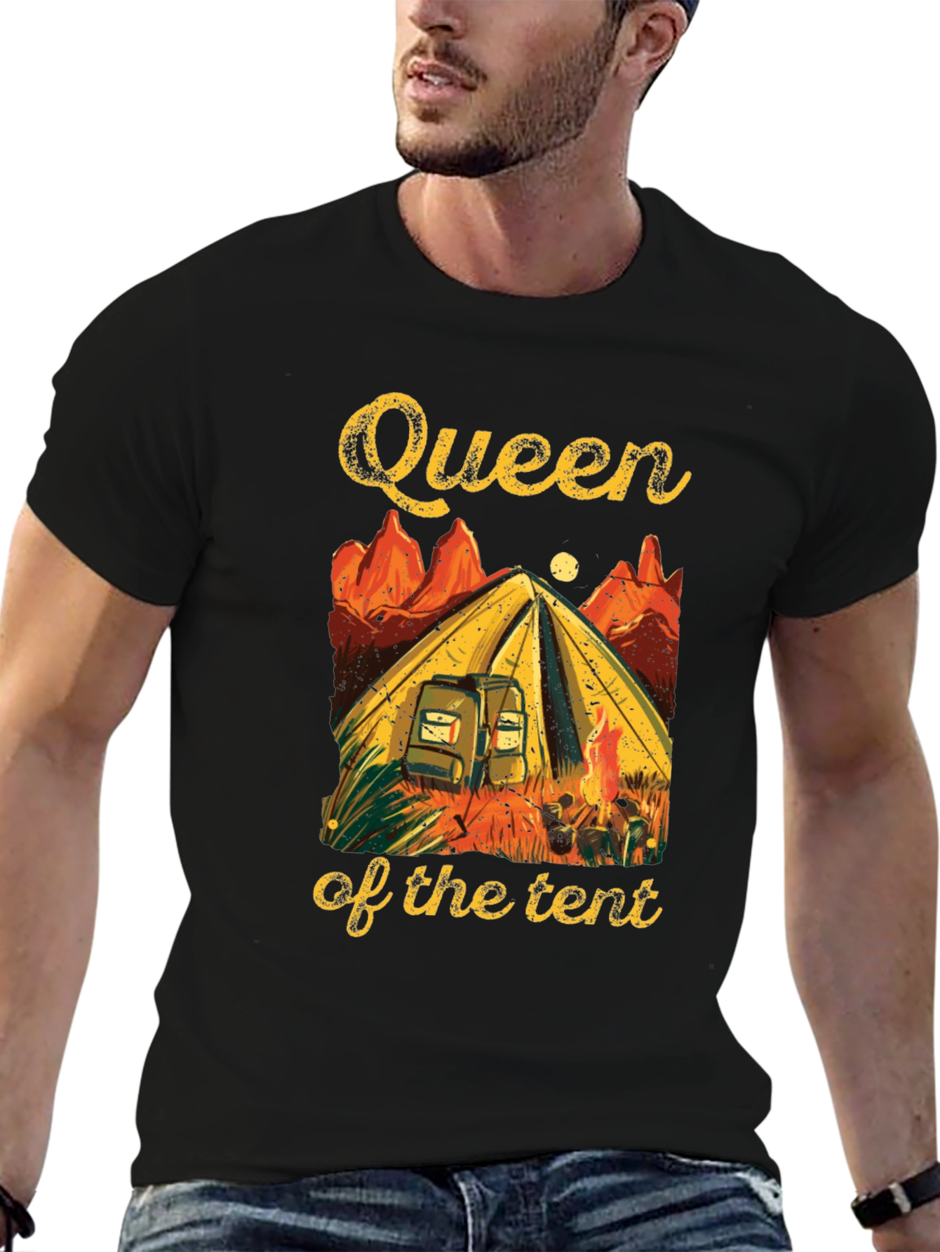 Camiseta Negra Reina de la Tienda