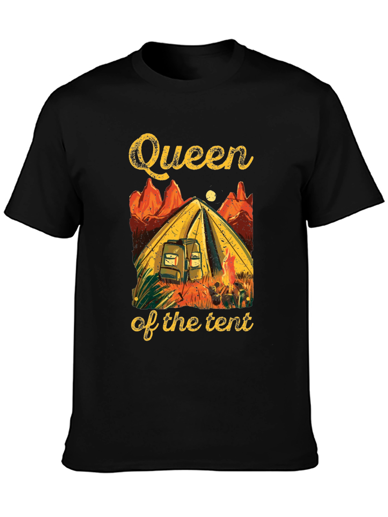 Camiseta Negra Reina de la Tienda