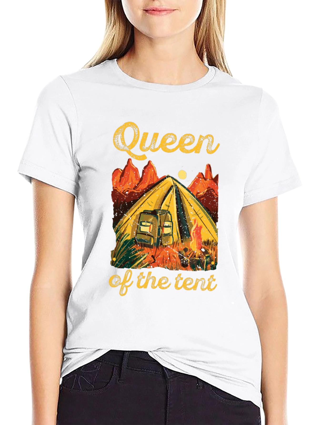 Camiseta Negra Reina de la Tienda