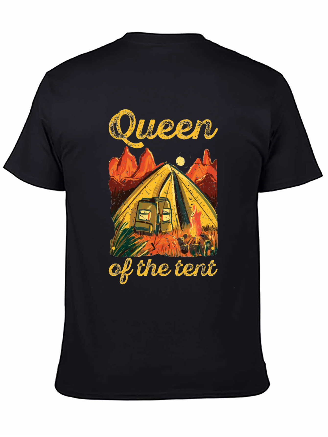 Camiseta Negra Reina de la Tienda