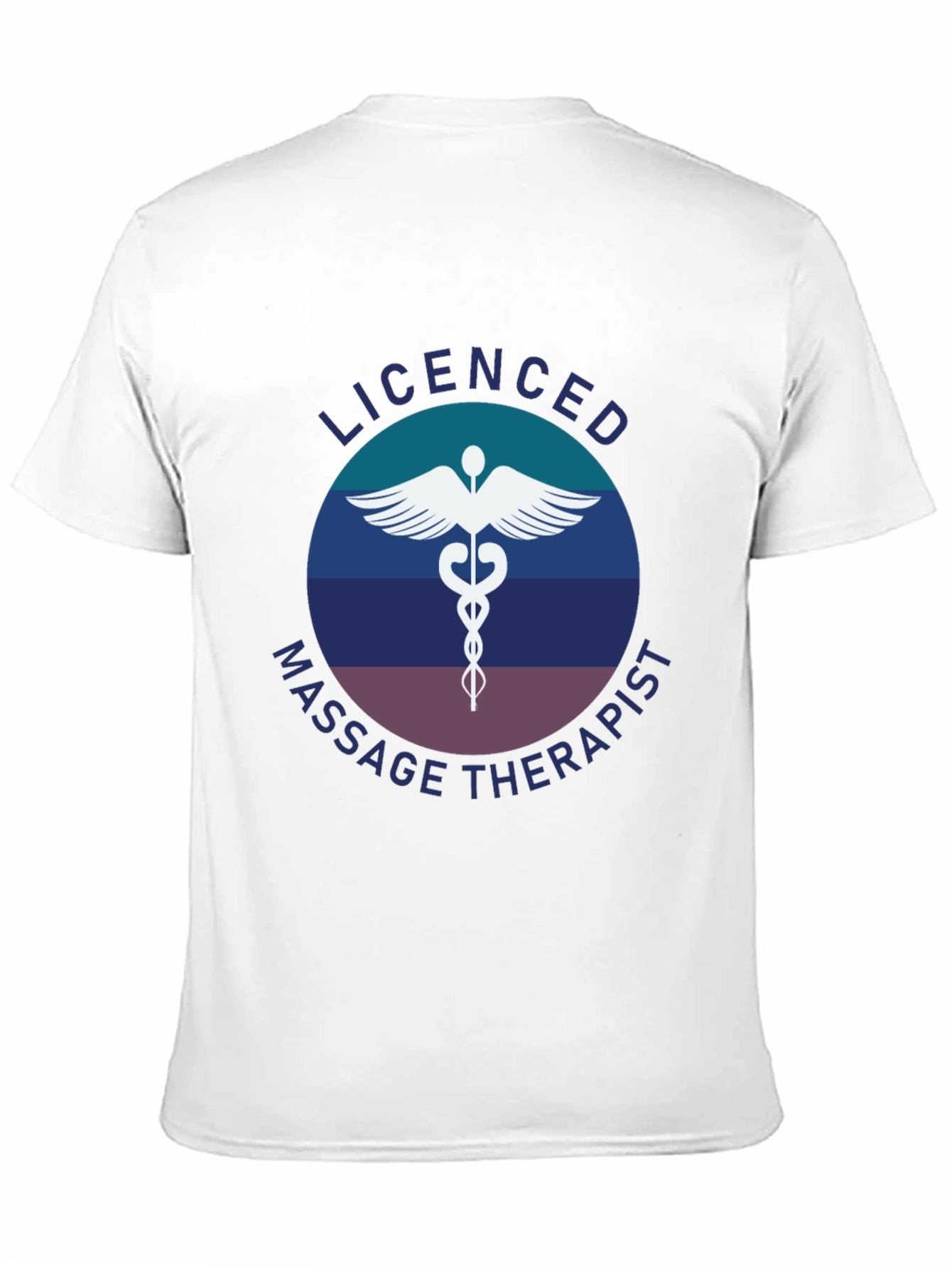 Camiseta Masajista Licenciado - Diseño Profesional