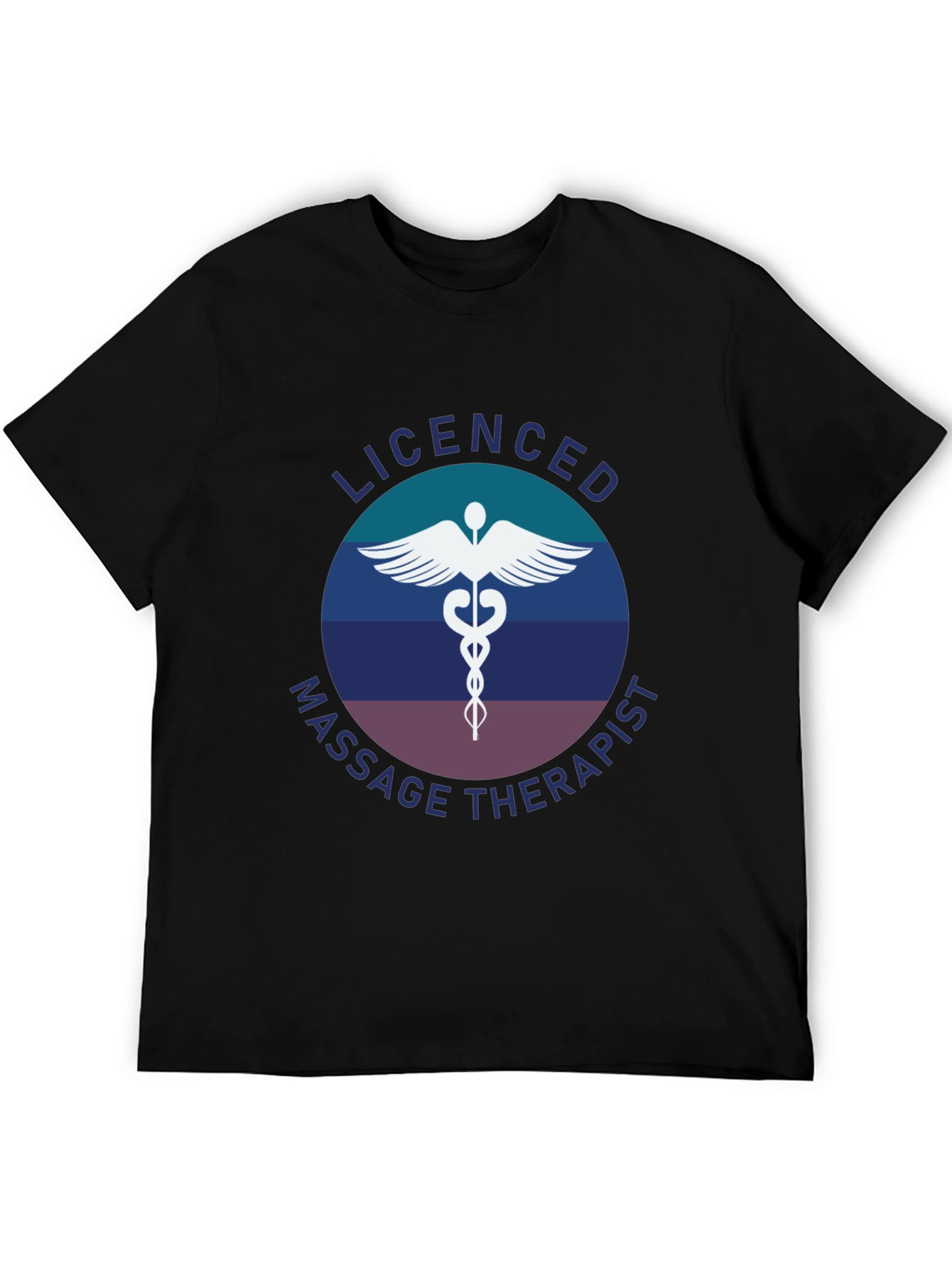 Camiseta Masajista Licenciado - Diseño Profesional