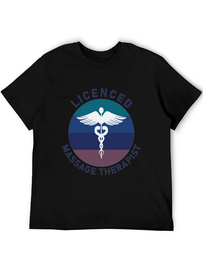 Camiseta Masajista Licenciado - Diseño Profesional