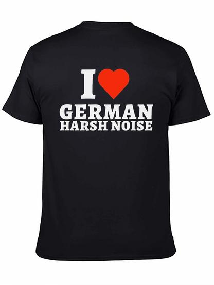 Camiseta Negra I ❤️ German Harsh Noise