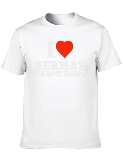 Camiseta Negra I ❤️ German Harsh Noise