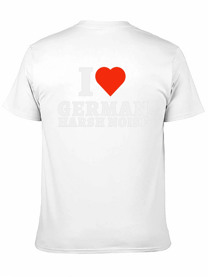 Camiseta Negra I ❤️ German Harsh Noise