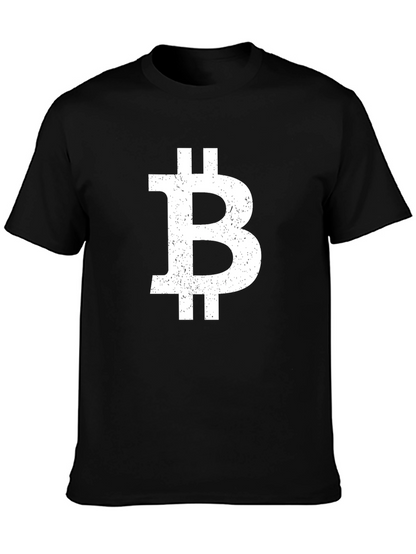 Camiseta Bitcoin Hombre - Diseño Clásico