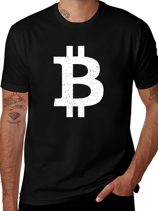Camiseta Bitcoin Hombre - Diseño Clásico