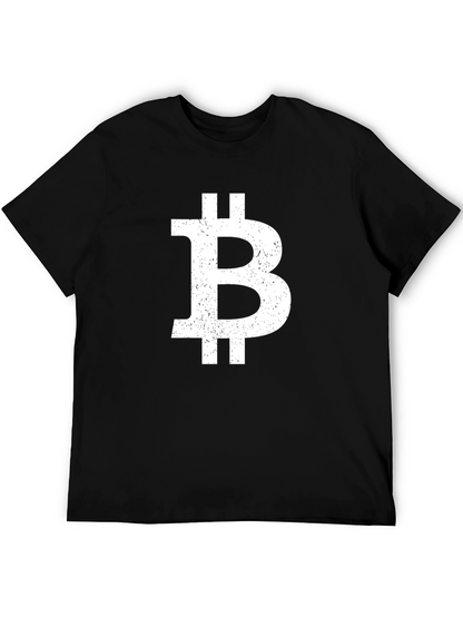 Camiseta Bitcoin Hombre - Diseño Clásico