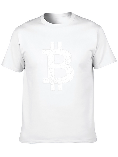 Camiseta Bitcoin Hombre - Diseño Clásico