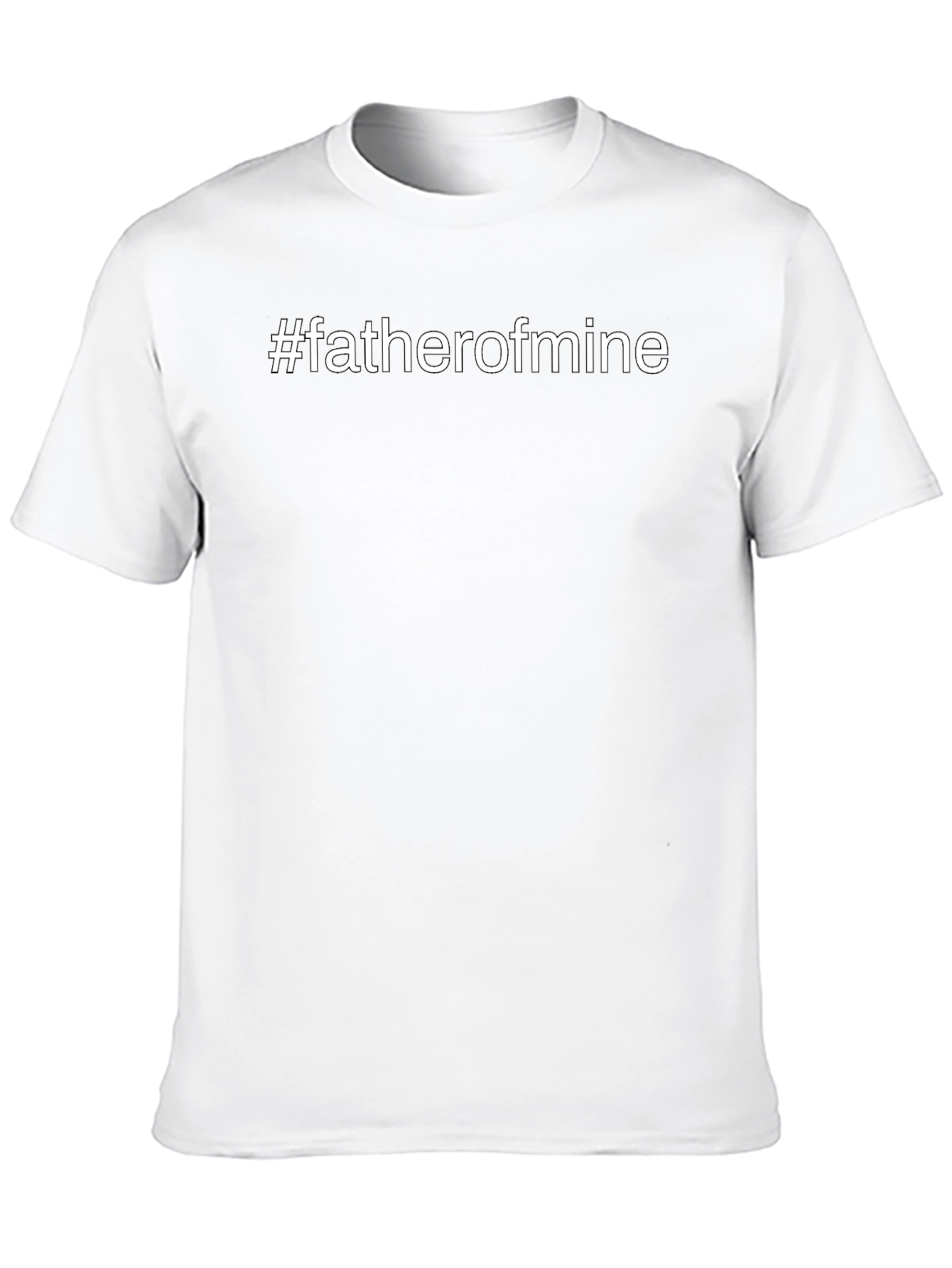 Camiseta Negra #fatherofmine
