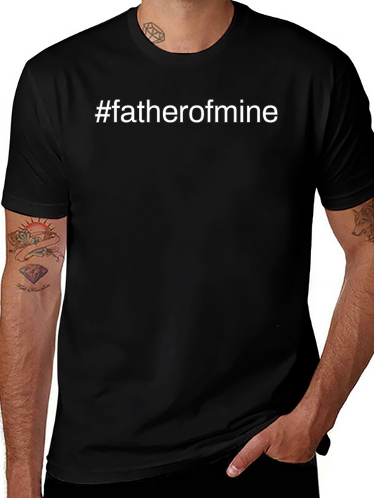 Camiseta Negra #fatherofmine