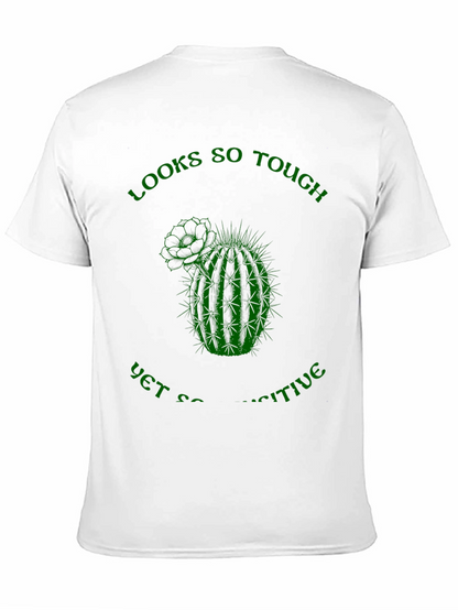 Camiseta Negra: Cactus Sensible