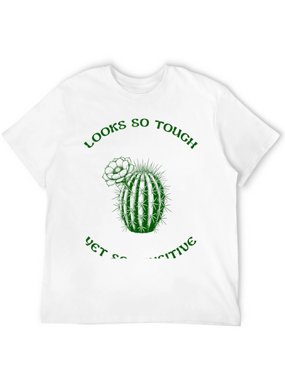 Camiseta Negra: Cactus Sensible