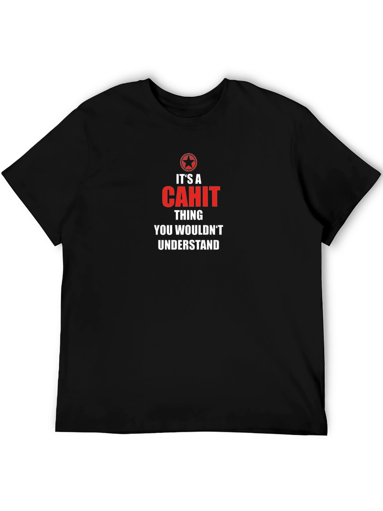 Camiseta Negra CAHIT Thing