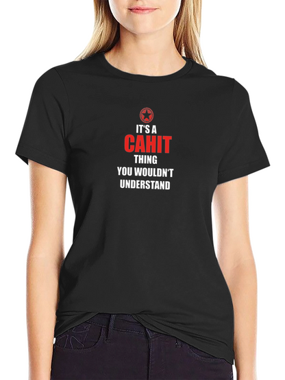 Camiseta Negra CAHIT Thing