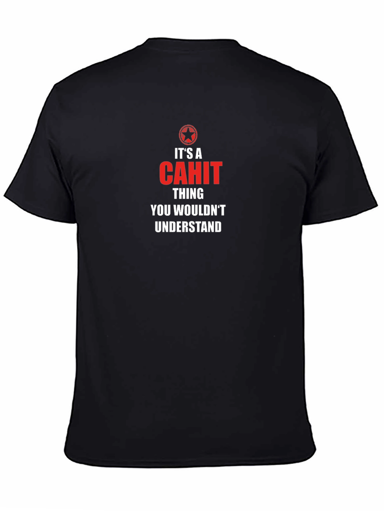 Camiseta Negra CAHIT Thing