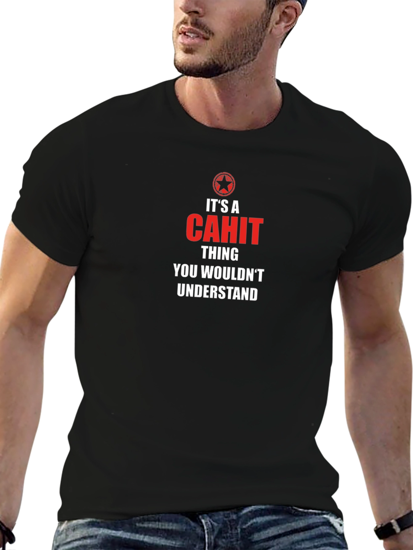 Camiseta Negra CAHIT Thing