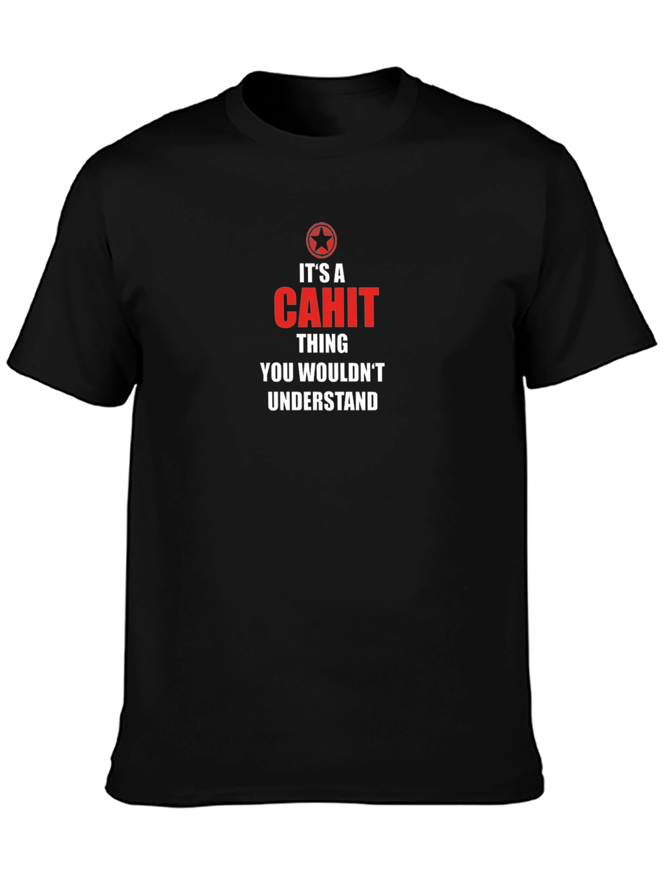 Camiseta Negra CAHIT Thing