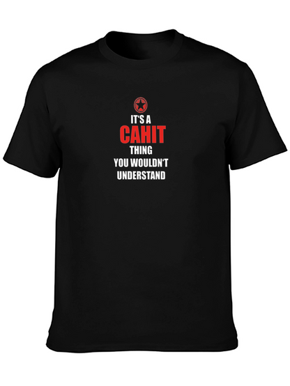 Camiseta Negra CAHIT Thing