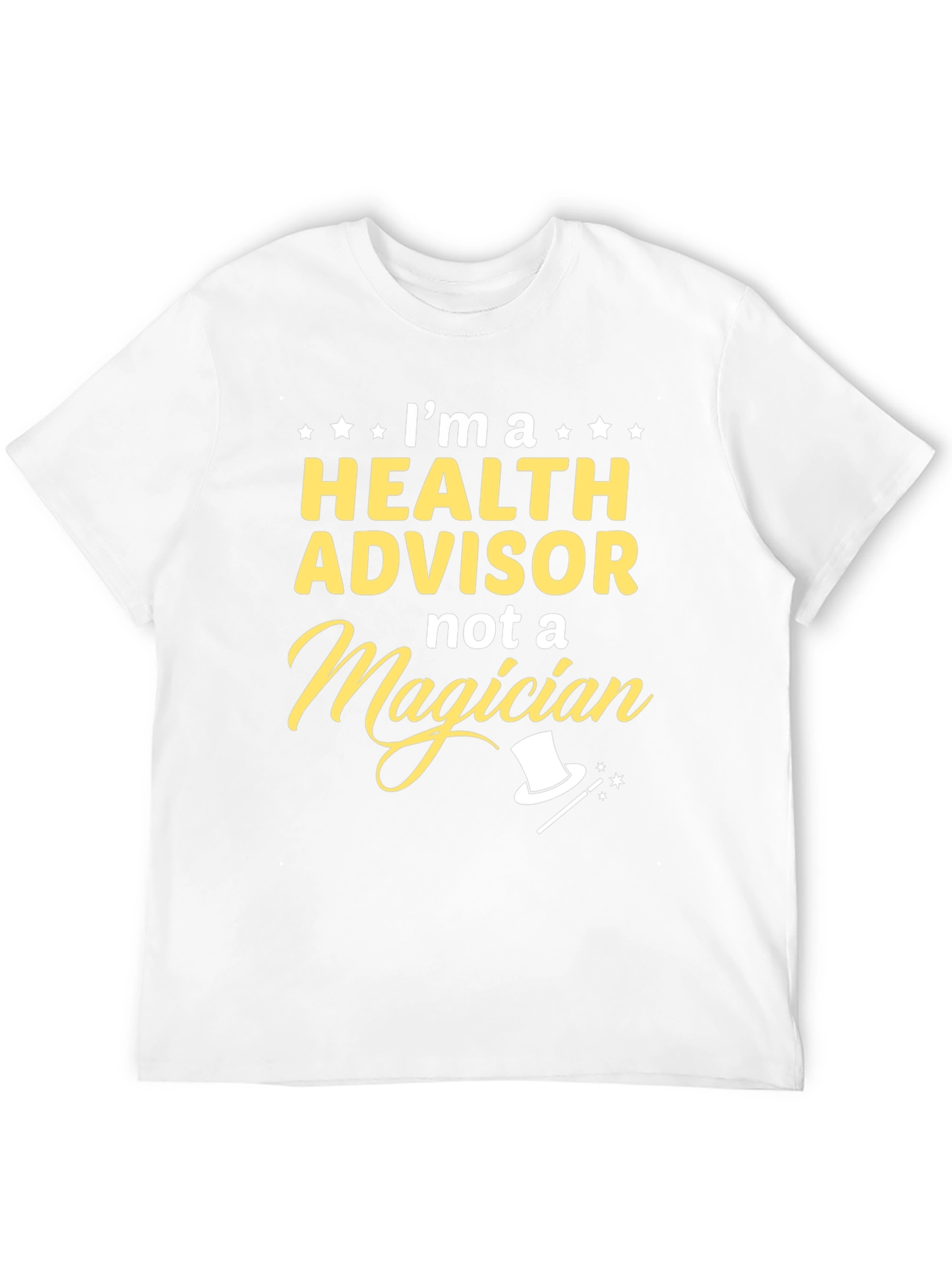 Camiseta Soy Asesor de Salud No Mago