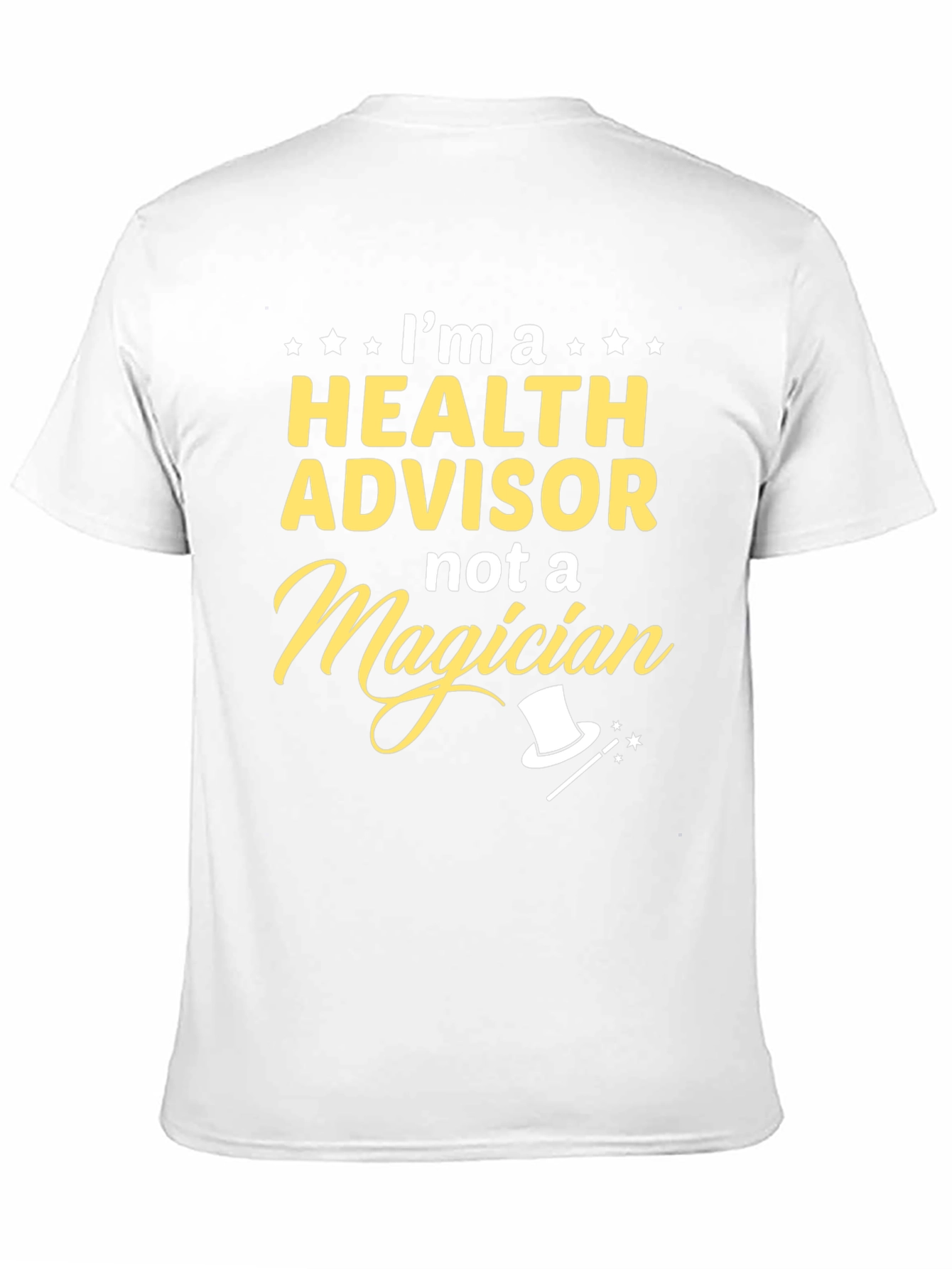 Camiseta Soy Asesor de Salud No Mago
