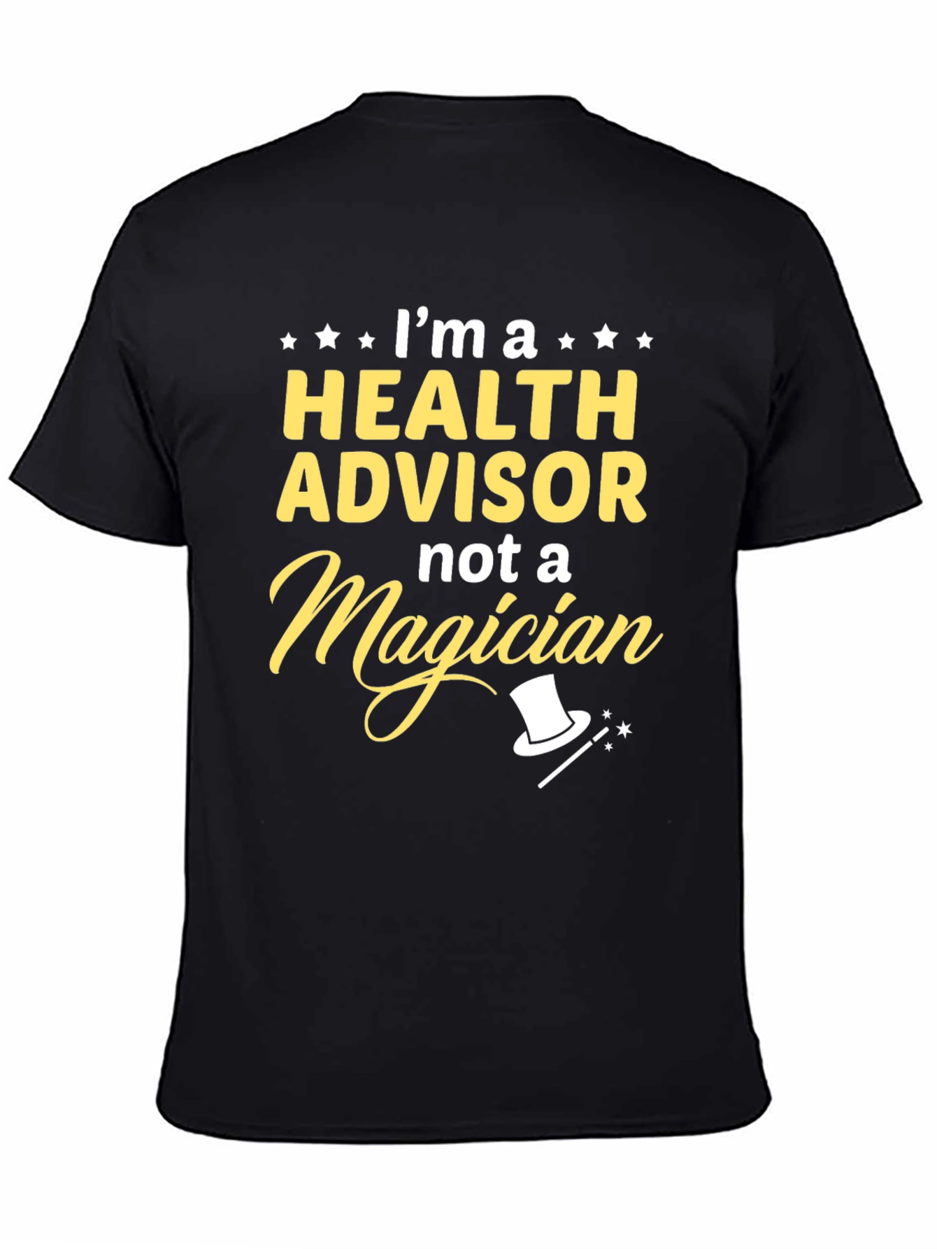Camiseta Soy Asesor de Salud No Mago