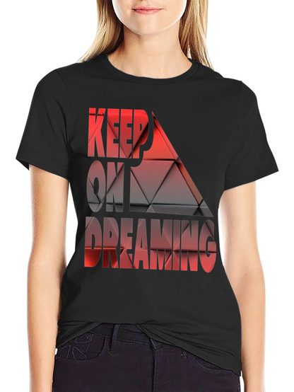 Camiseta Negra Keep On Dreaming