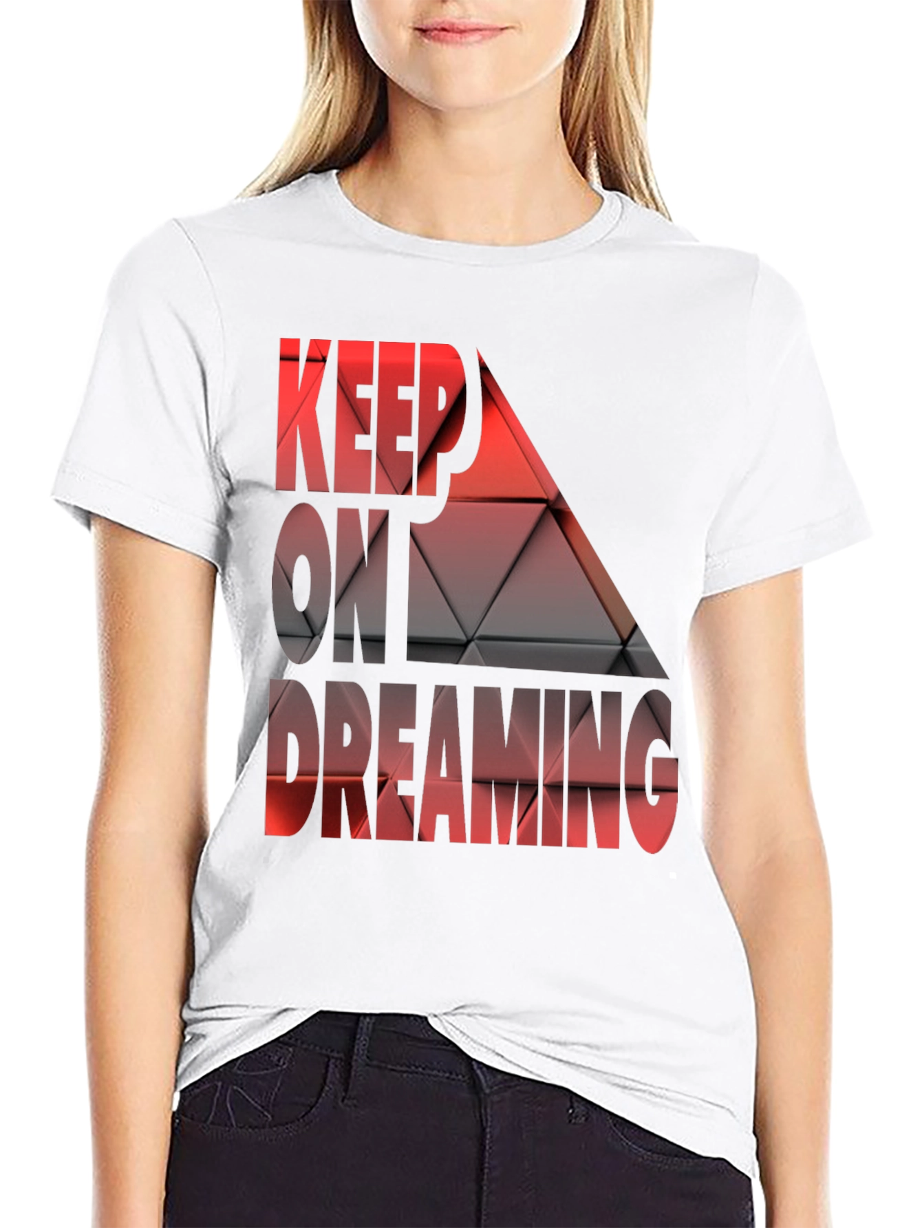 Camiseta Negra Keep On Dreaming