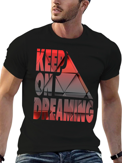 Camiseta Negra Keep On Dreaming