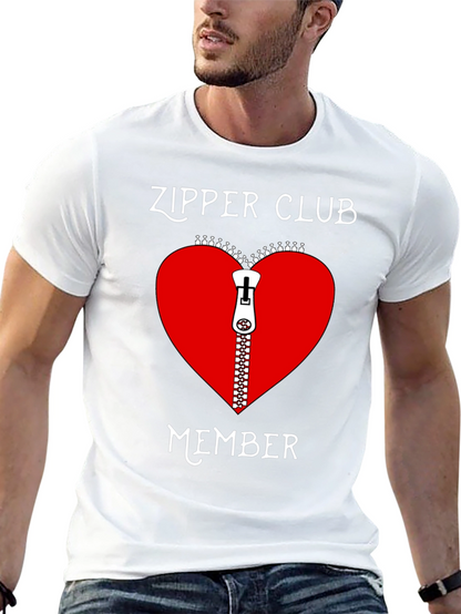 Camiseta Negra Club Cremallera Corazón