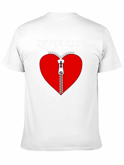 Camiseta Negra Club Cremallera Corazón