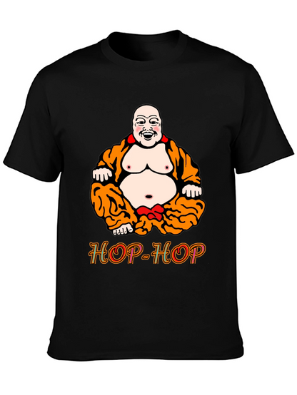 Camiseta Negra Buda HOP-HOP Original