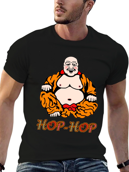 Camiseta Negra Buda HOP-HOP Original