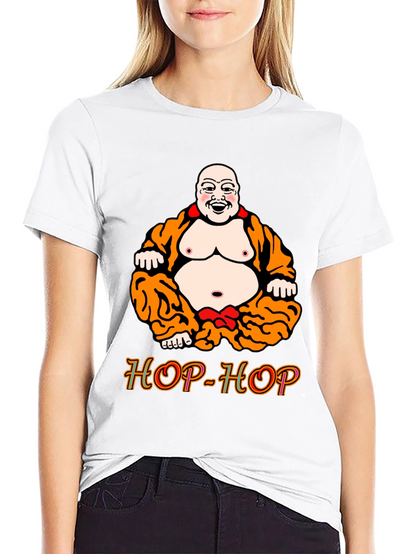 Camiseta Negra Buda HOP-HOP Original