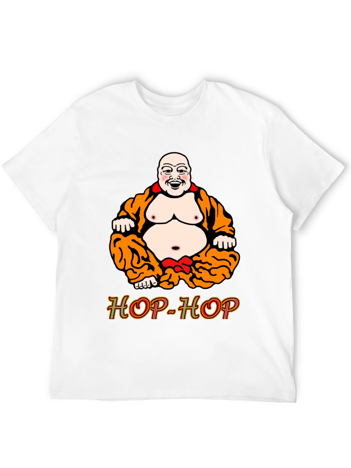 Camiseta Negra Buda HOP-HOP Original
