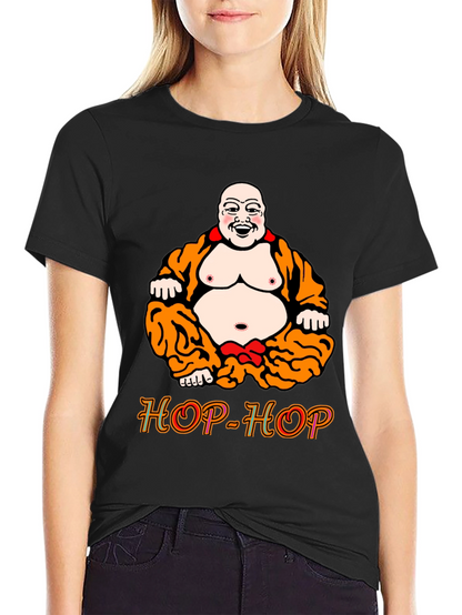 Camiseta Negra Buda HOP-HOP Original