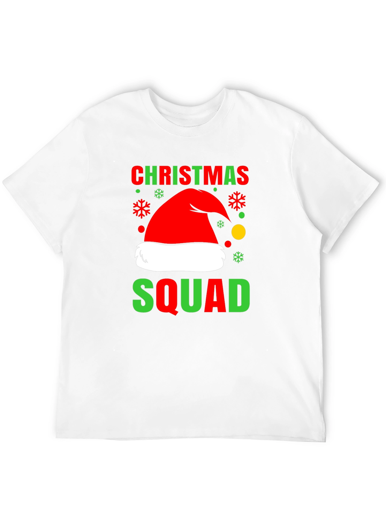 Camiseta Navideña Christmas Squad