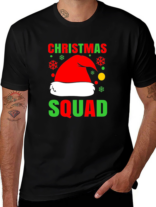 Camiseta Navideña Christmas Squad