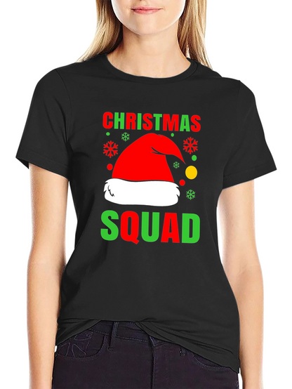 Camiseta Navideña Christmas Squad
