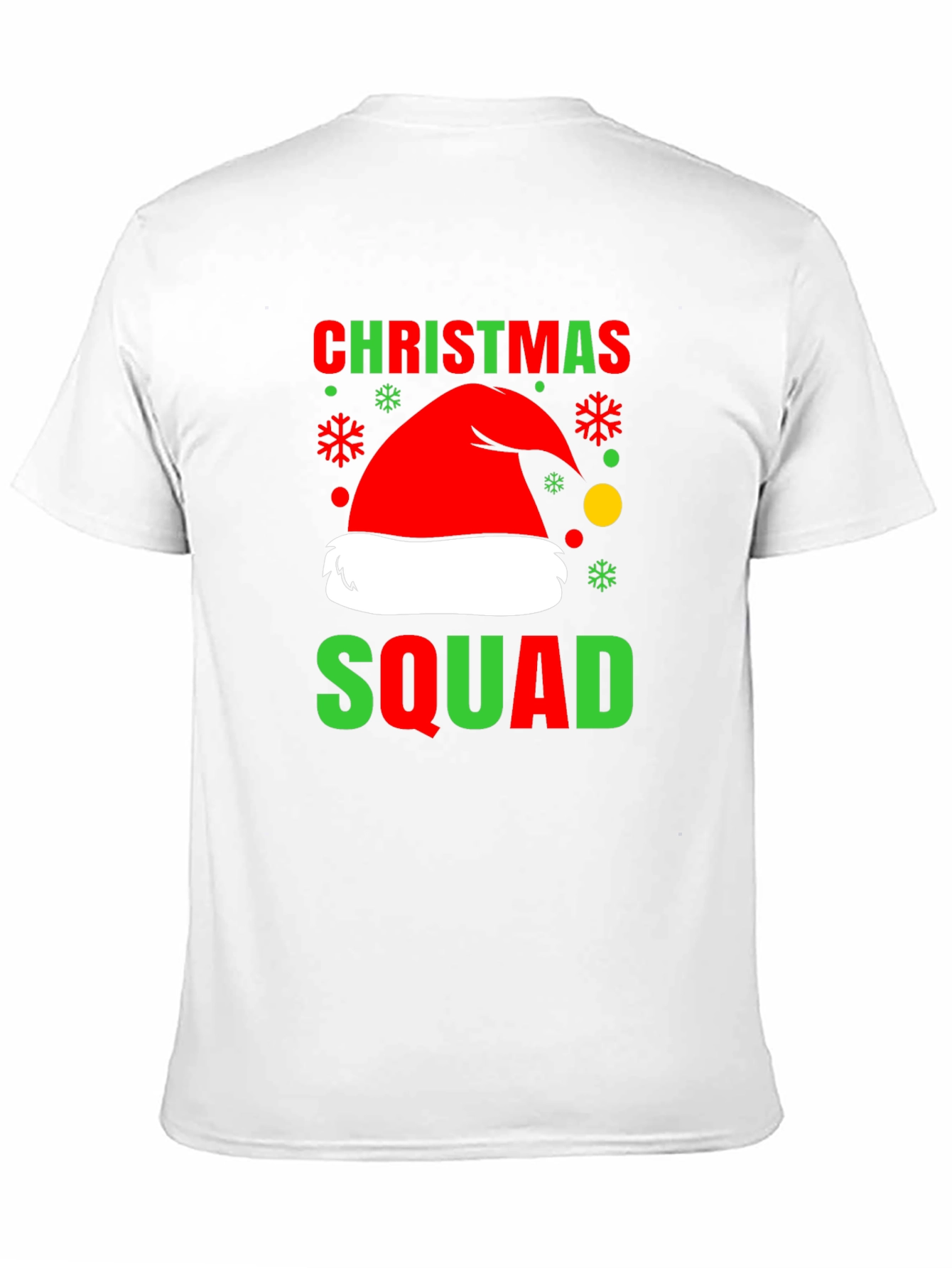 Camiseta Navideña Christmas Squad