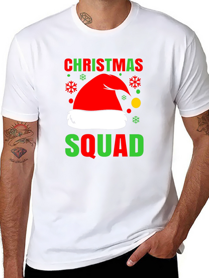 Camiseta Navideña Christmas Squad