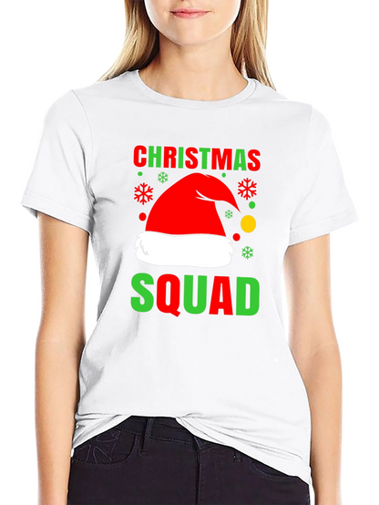 Camiseta Navideña Christmas Squad