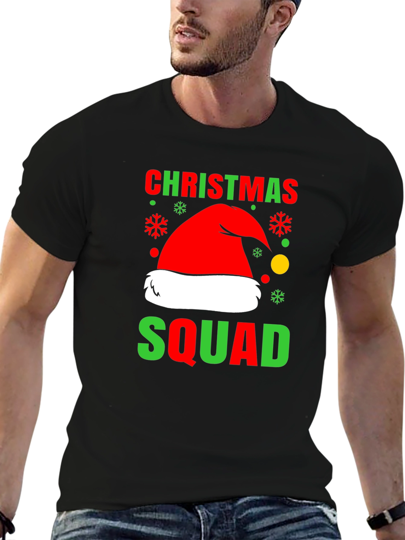 Camiseta Navideña Christmas Squad